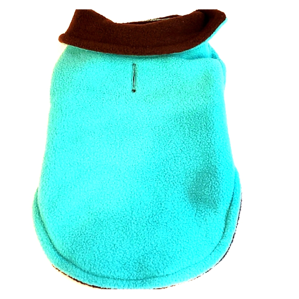Reversible Dog Fleece Coat Size Small